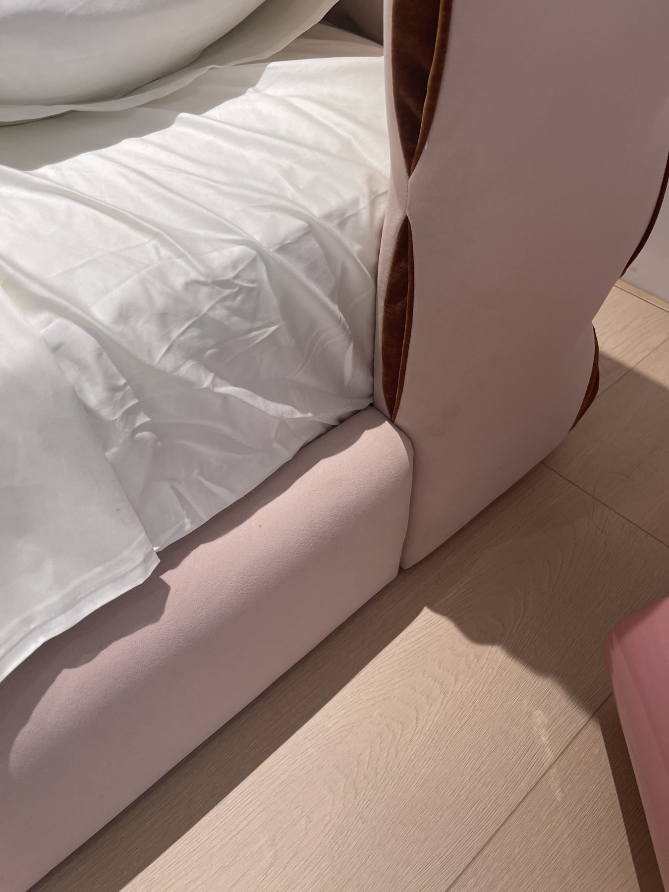 Minimalist sofa in a Foshan furniture showroom